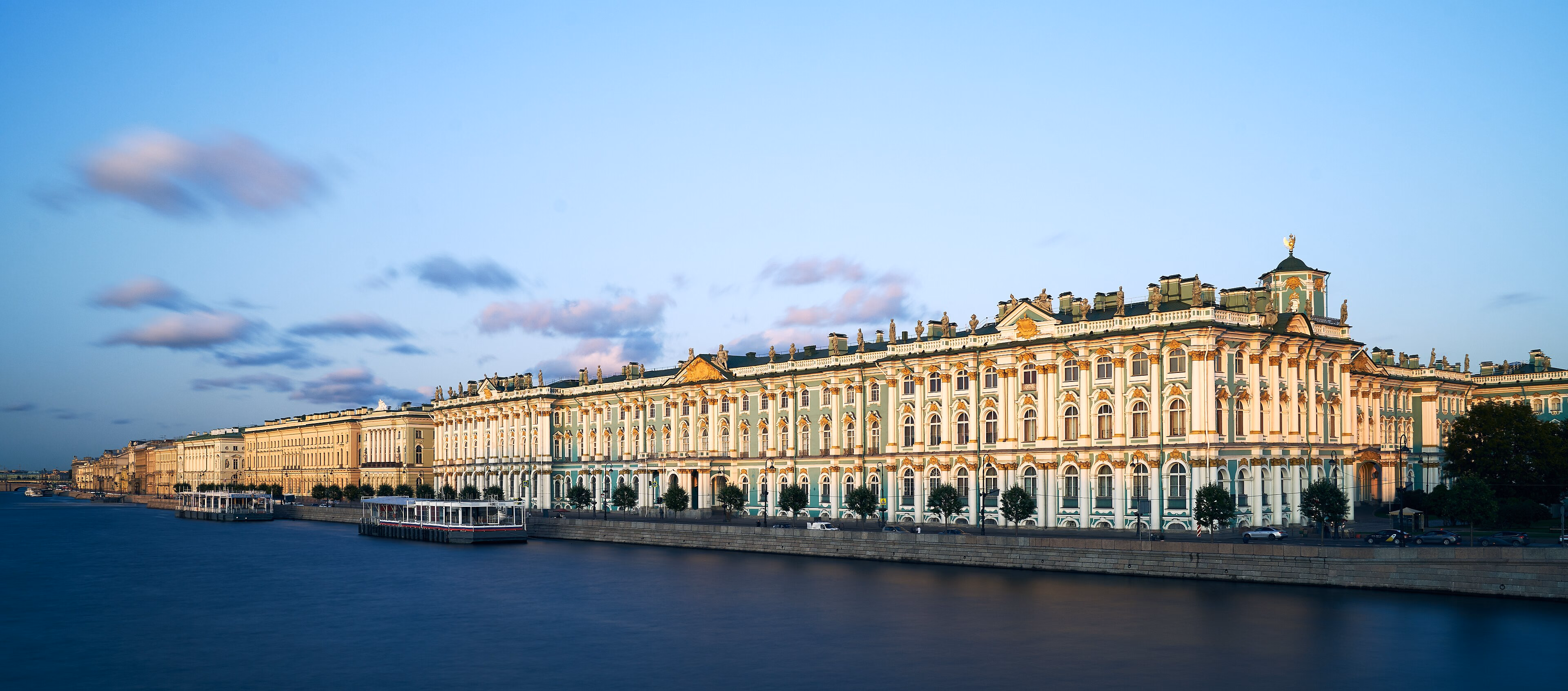 The State Hermitage Museum and the Winter Palace on Palace Square, St. Petersburg