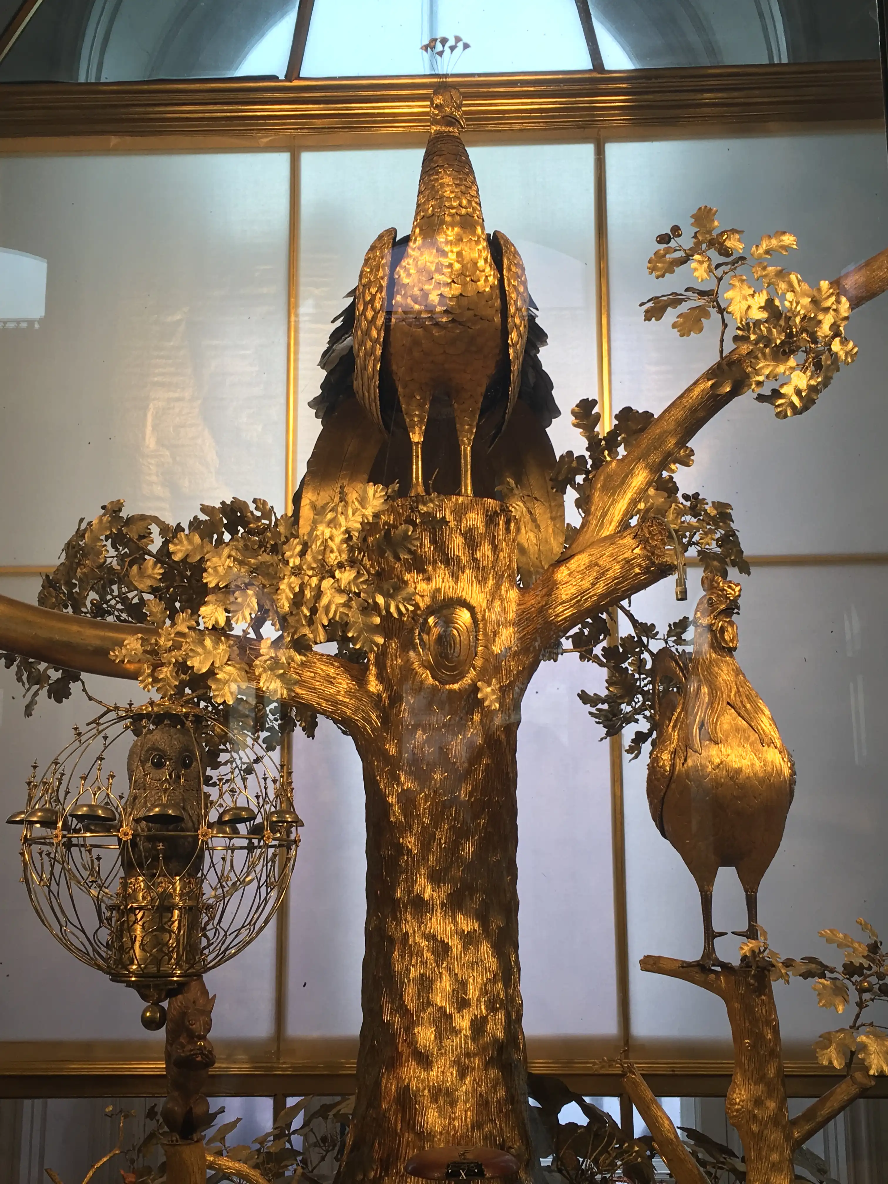 Peacock Clock